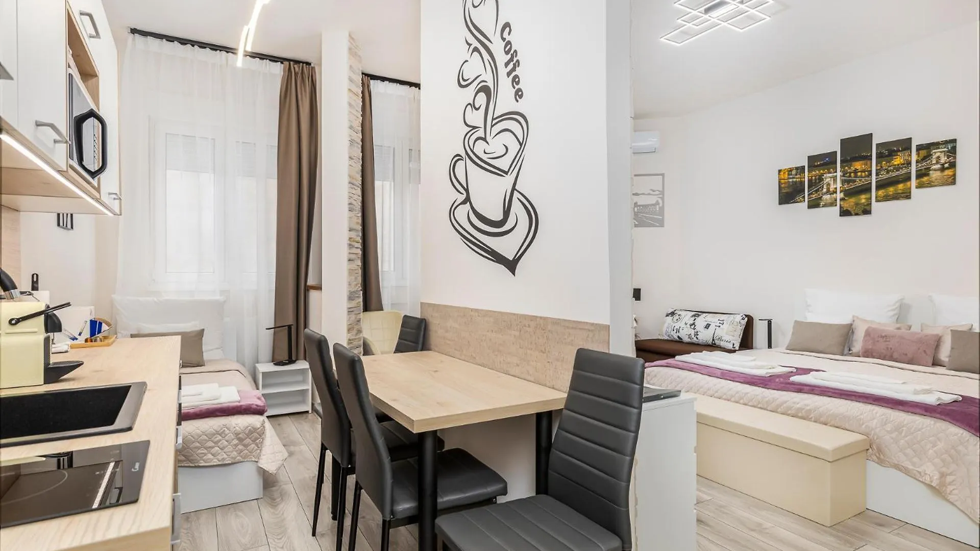 Apartmán Galaxy Apartement Lift Parking Budapešť